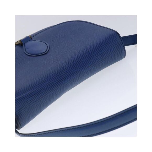 Pre Loved Louis Vuitton Epi Leather SaintGermain Shoulder Bag Women Blue - Picture 6 of 8